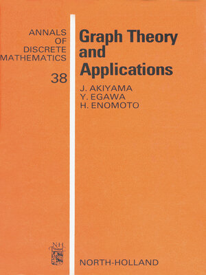 cover image of Graph Theory and Applications